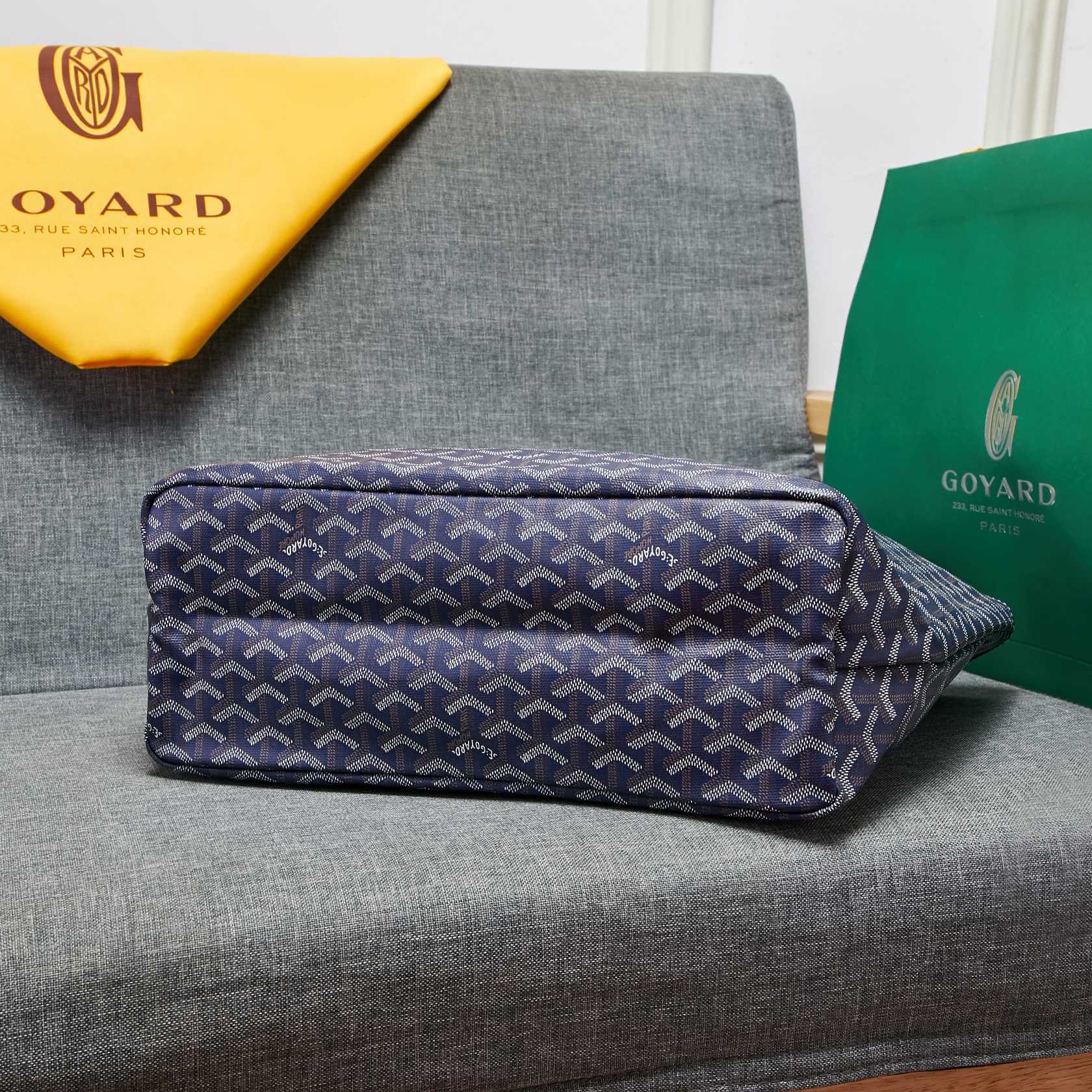Goyard Tote Large Blue Bag - Image 8