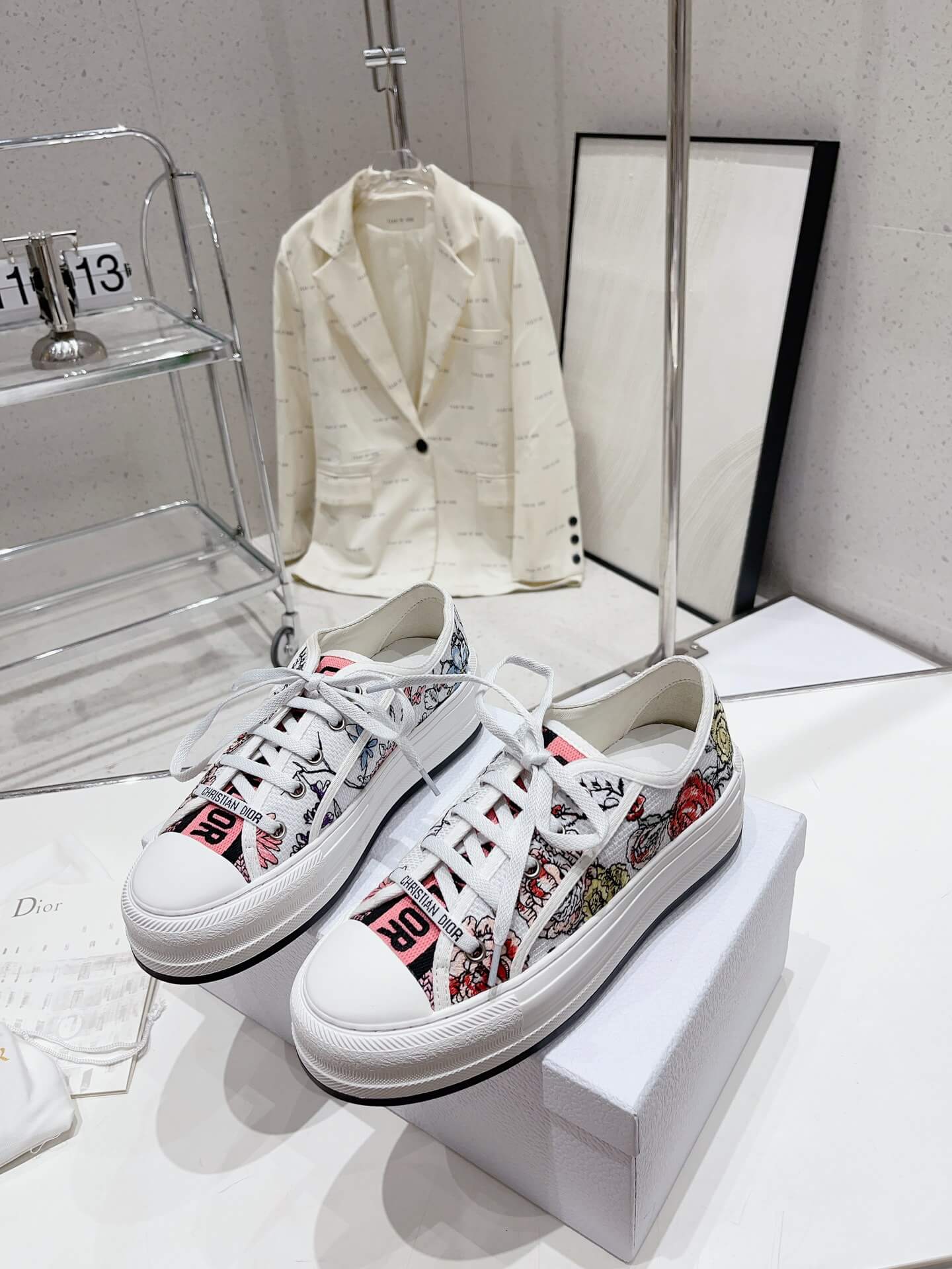 Women Dior walk'n'Dior Platform Sneakers - Image 9