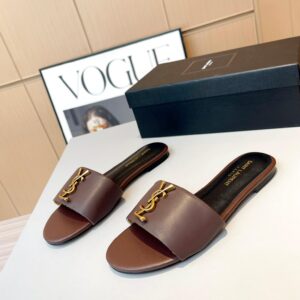 YSL Flat Slides