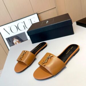YSL Flat Slides