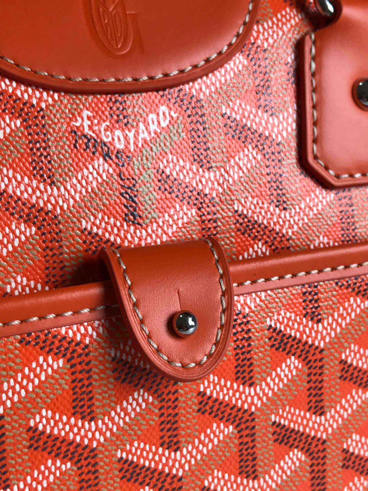 Goyard Saint Jeanne Orange Bag - Image 7