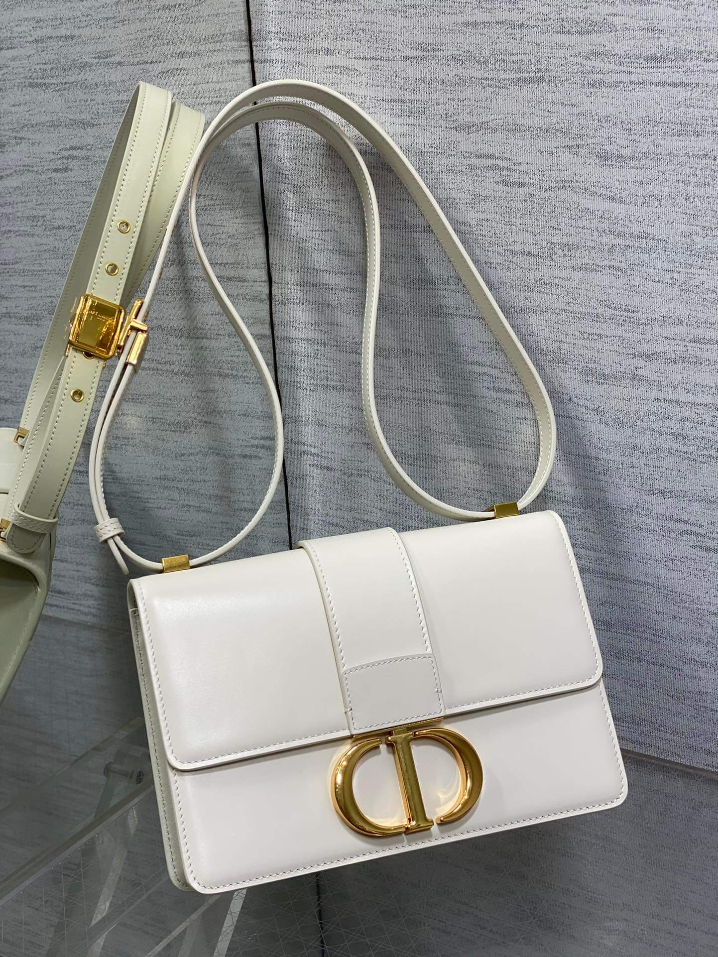 Dior Montaigne White Bag