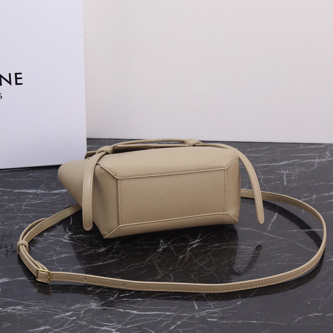 Celine Nano Belt Bag In Grained Calfskin Leather Bag - Image 6