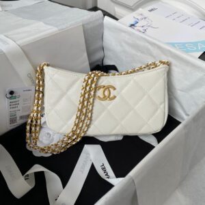 Chanel Mini Boho Bag In White