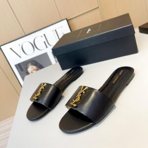 YSL Flat Slides
