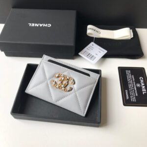 Chanel 19 Leather Card Holder