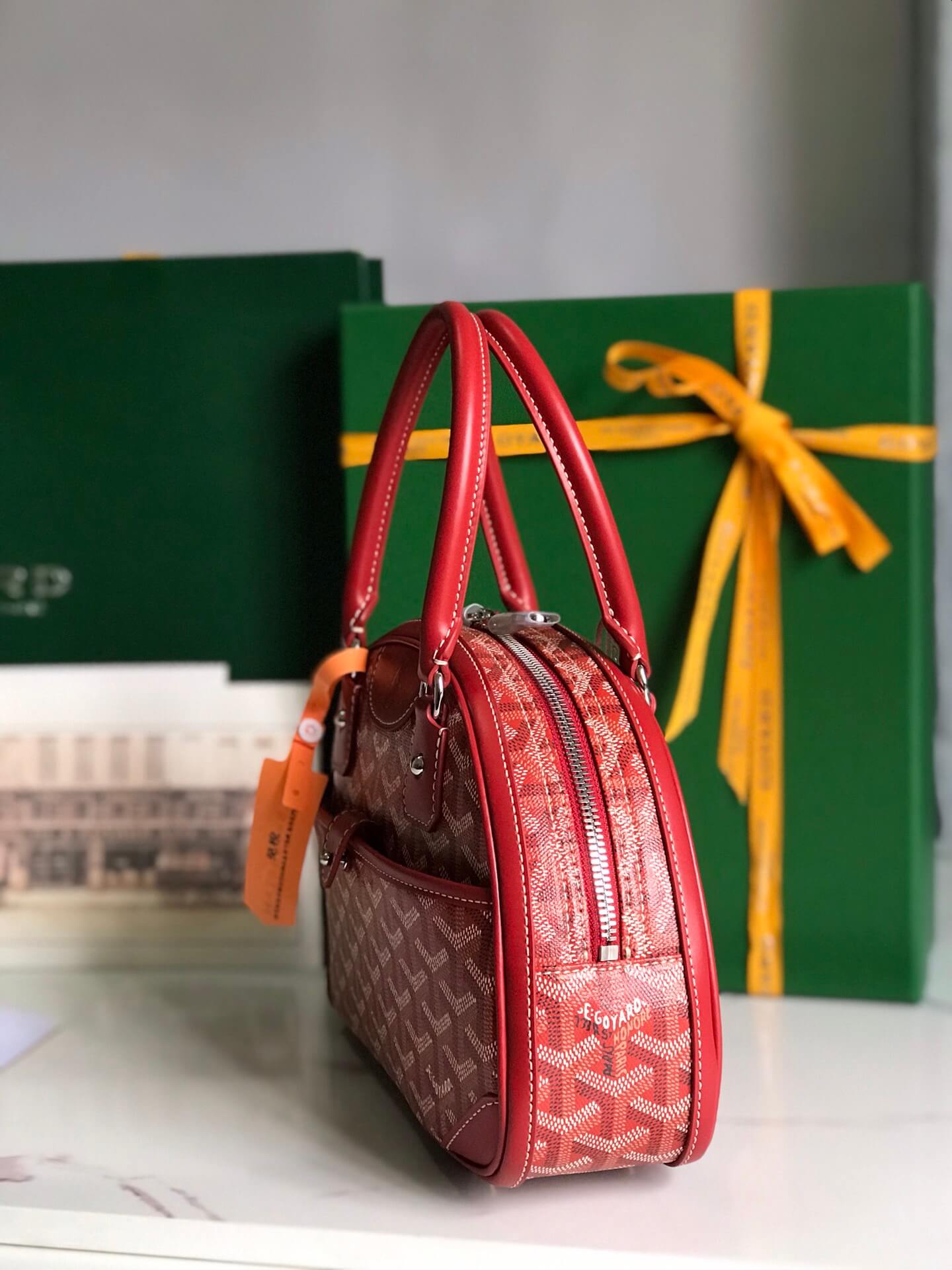 Goyard Saint Jeanne Red Bag - Image 6