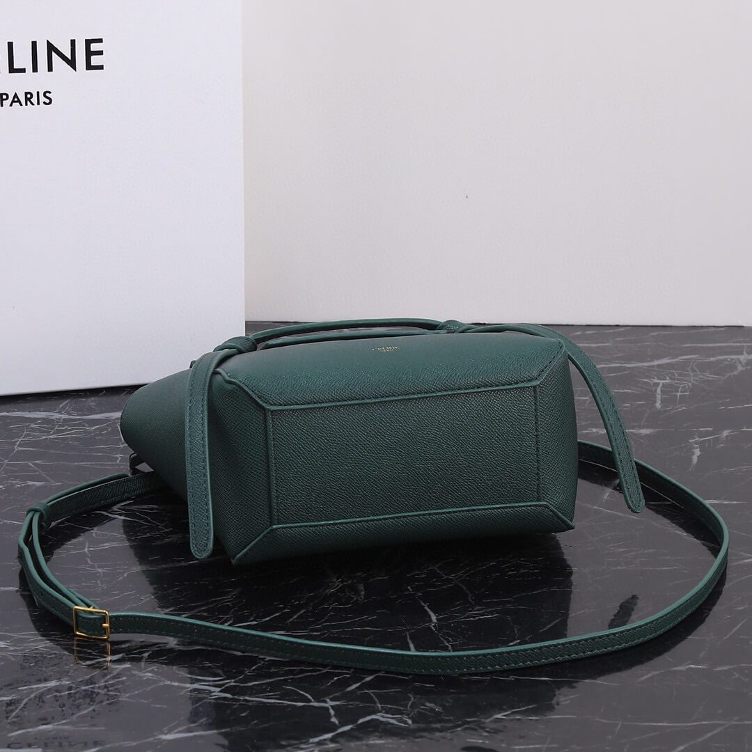 Celine Nano Belt Bag In Grained Calfskin Leather Bag - Image 8