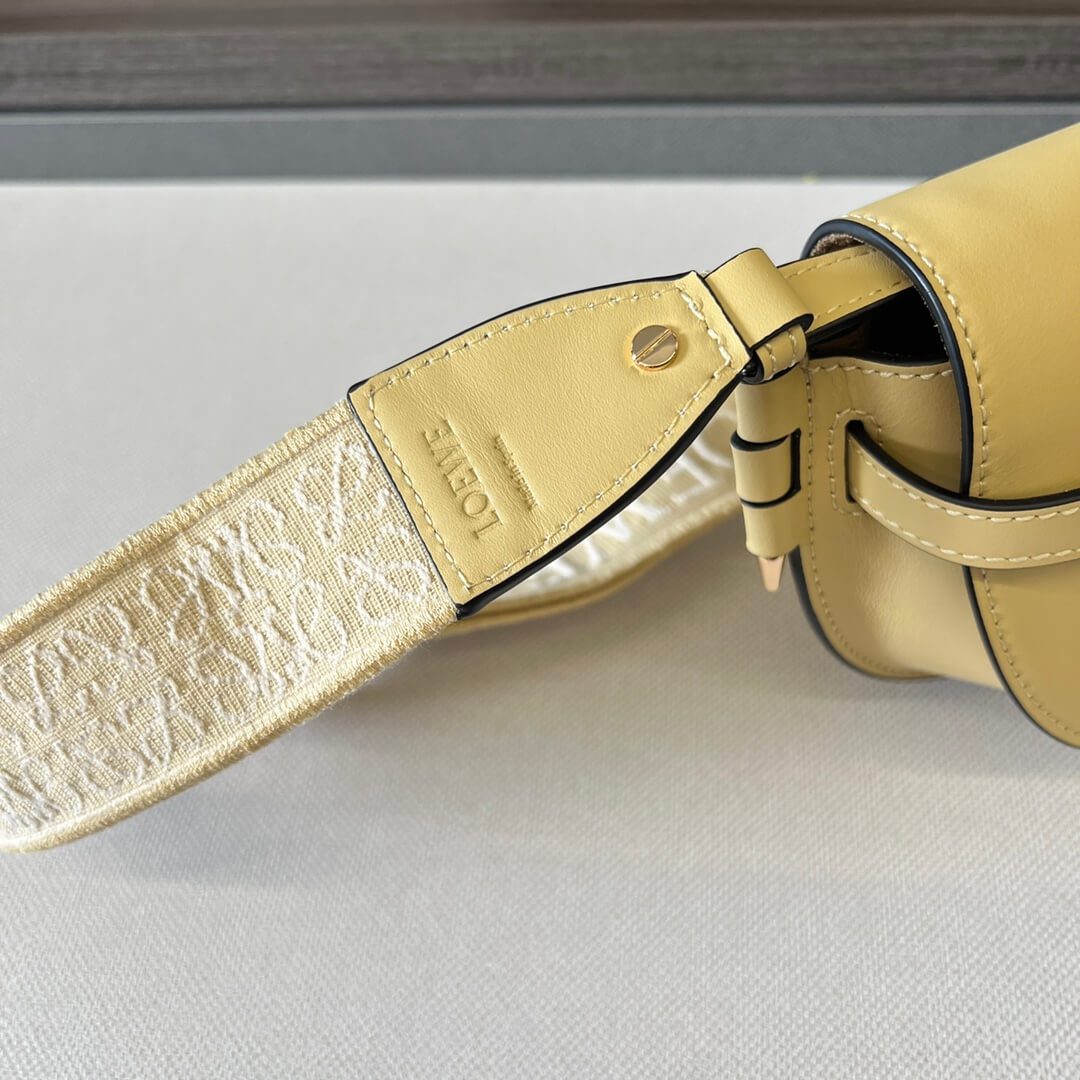 Loewe Gate Small Jacquard-trimmed Shoulder Bag - Image 9