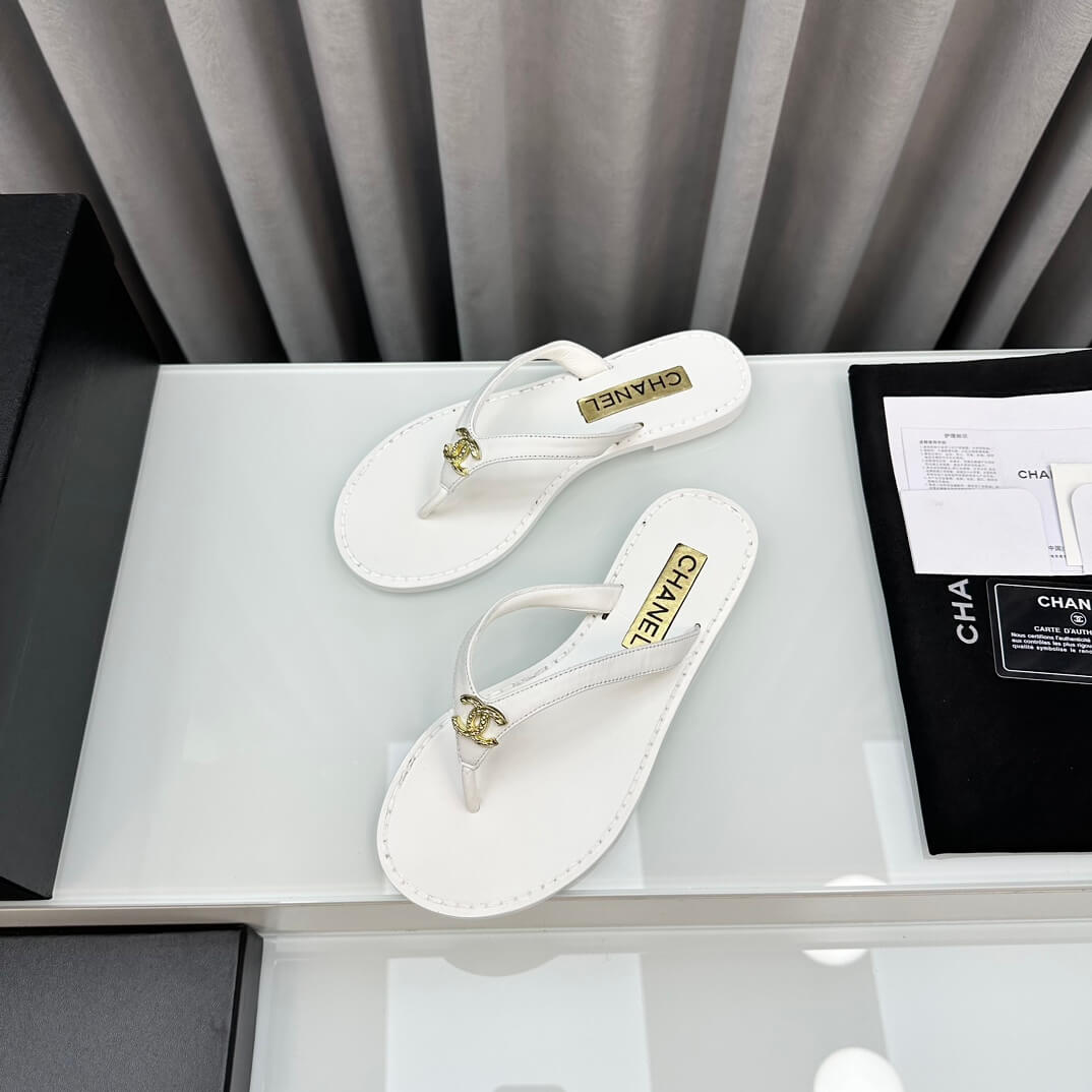 Chanel Flip Flops Sandals - Image 9