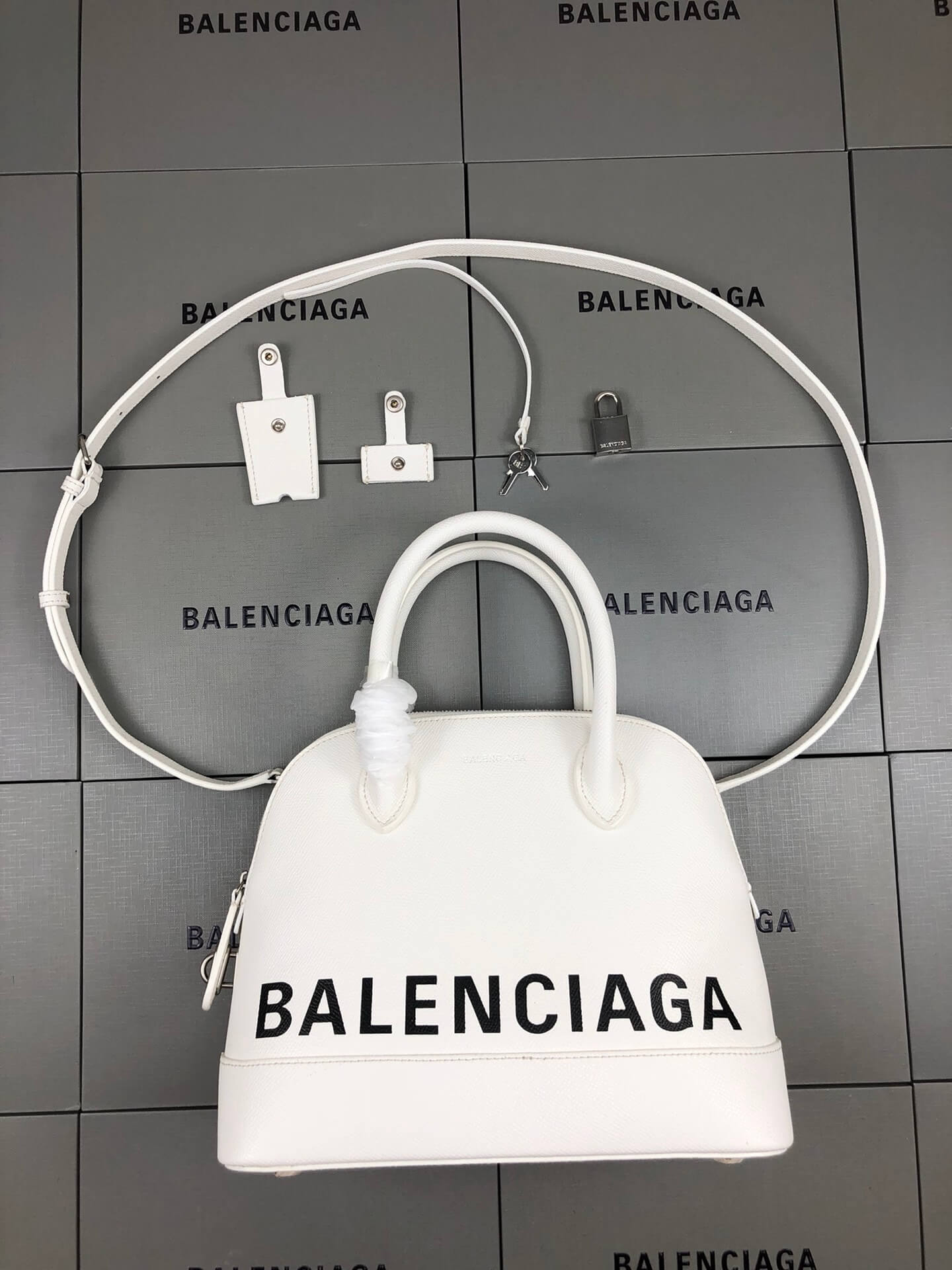 Balenciaga Ville White Bag - Image 7