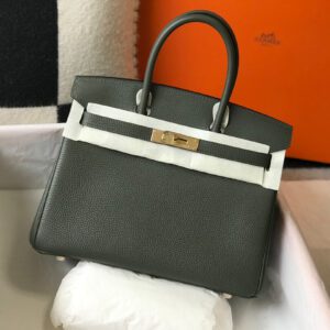 Hermes Birkin Togo Dark Green Bag