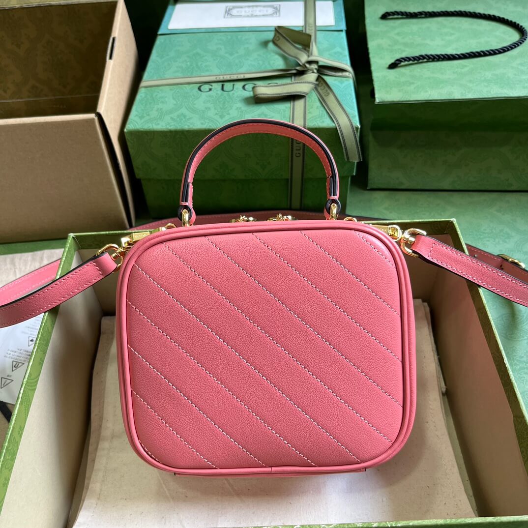 Gucci Blondie Top Handle Pink Bags - Image 9