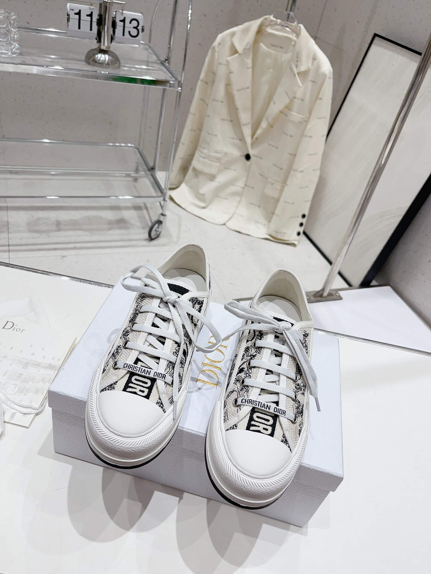 Women Dior walk'n'Dior Platform Sneakers - Image 7