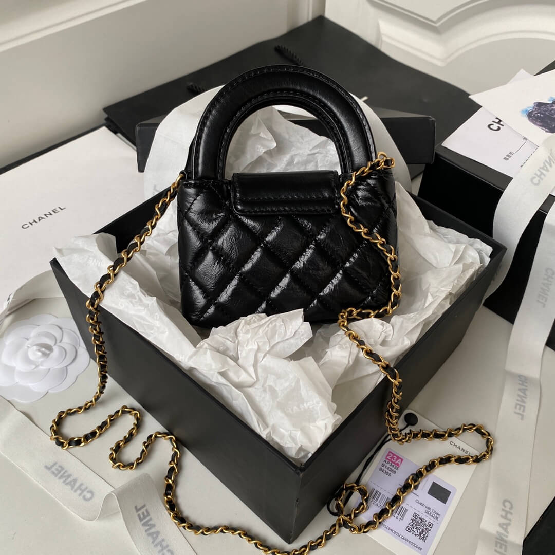 Chanel Small Kelly Shopper Black Bag - Image 8
