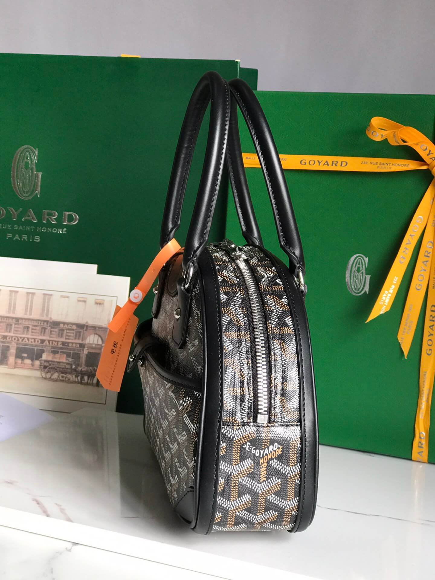 Goyard Saint Jeanne Black Bag - Image 7
