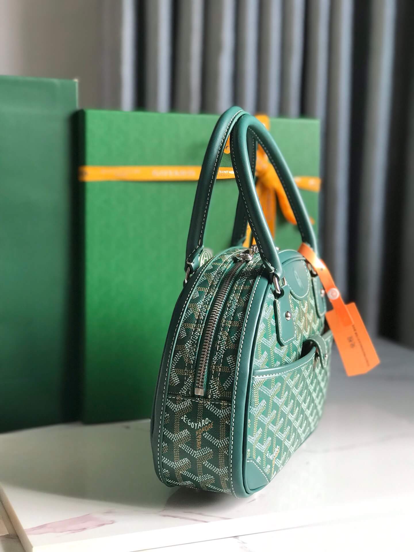 Goyard Saint Jeanne Green Bag - Image 9