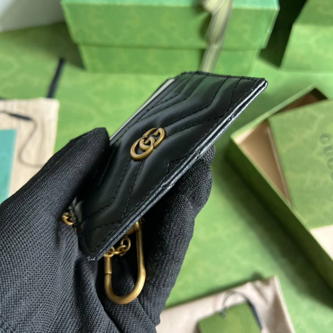 Gucci Black Card Holder - Image 9