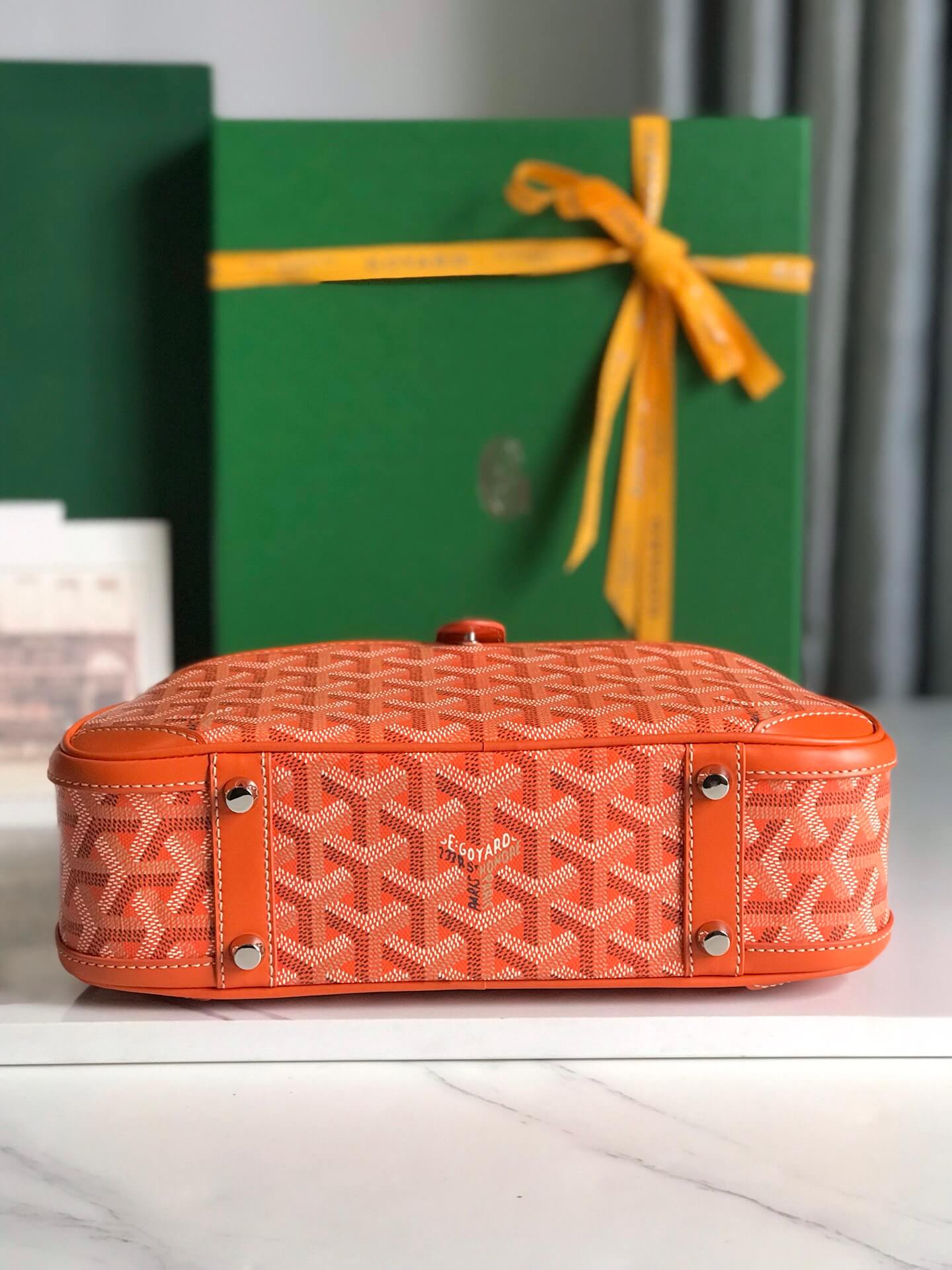 Goyard Saint Jeanne Orange Bag - Image 8