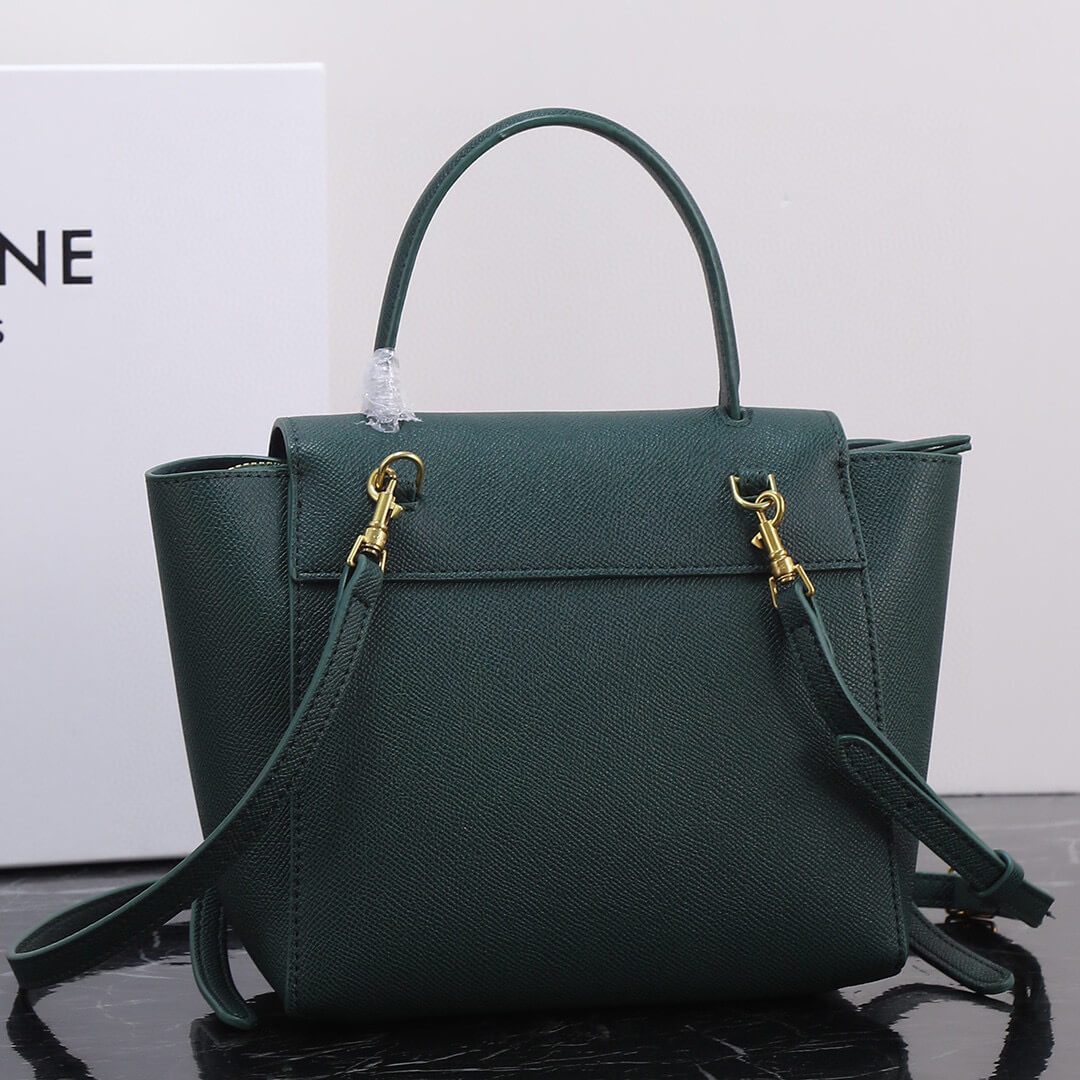 Celine Nano Belt Bag In Grained Calfskin Leather Bag - Image 9