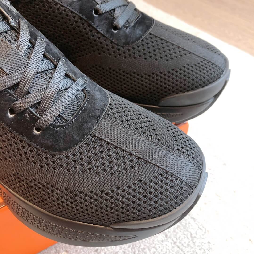 Hermes Bouncing Black Sneaker - Image 9