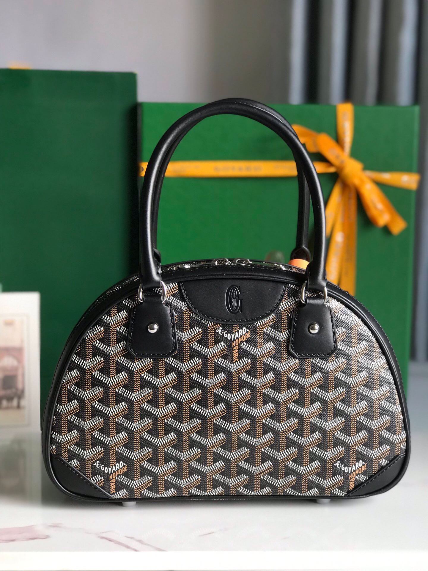 Goyard Saint Jeanne Black Bag - Image 9