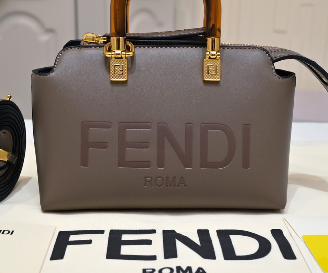 Fendi By The Way Bag Grey - Image 9