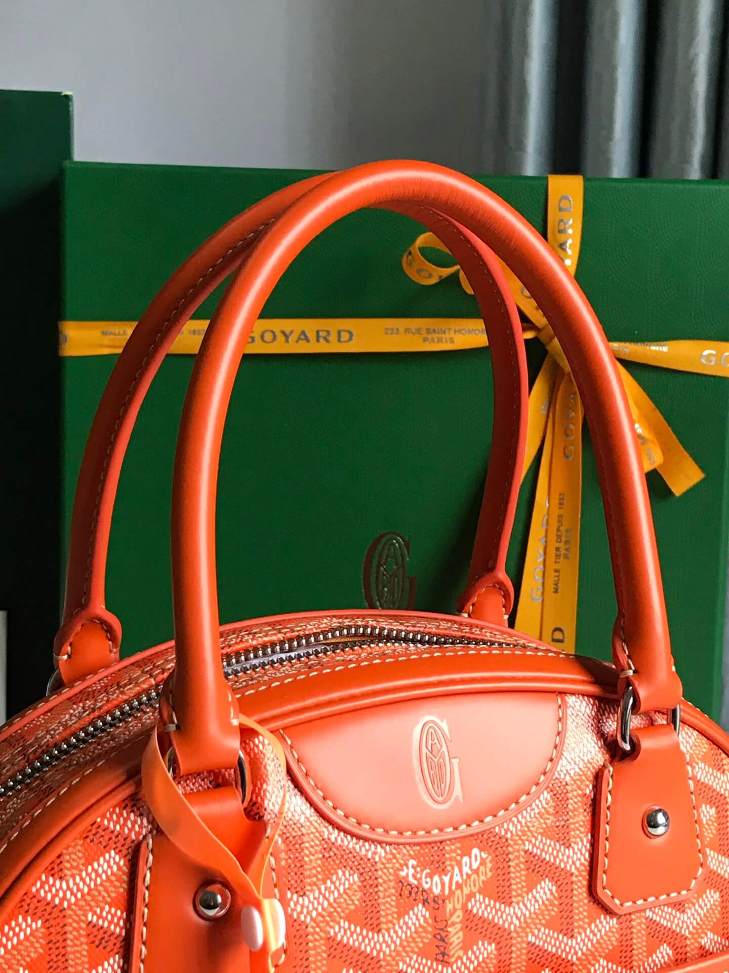 Goyard Saint Jeanne Orange Bag - Image 9