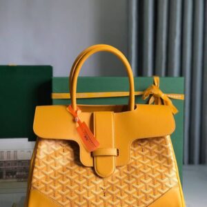 Goyard Saigon Tote Yellow Bag