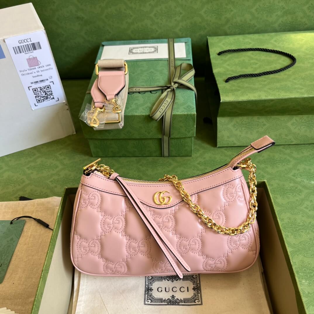 Gucci Matelasse Light Pink Handbags