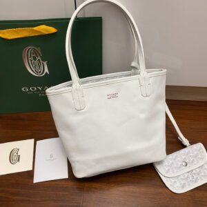 Goyard Mini Tote White Bag