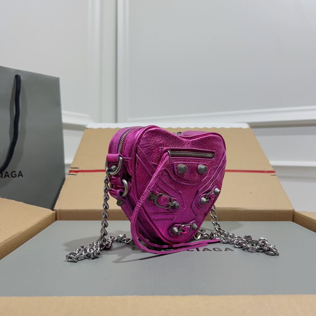 Balenciaga Mini Le Cagole Heart Bag