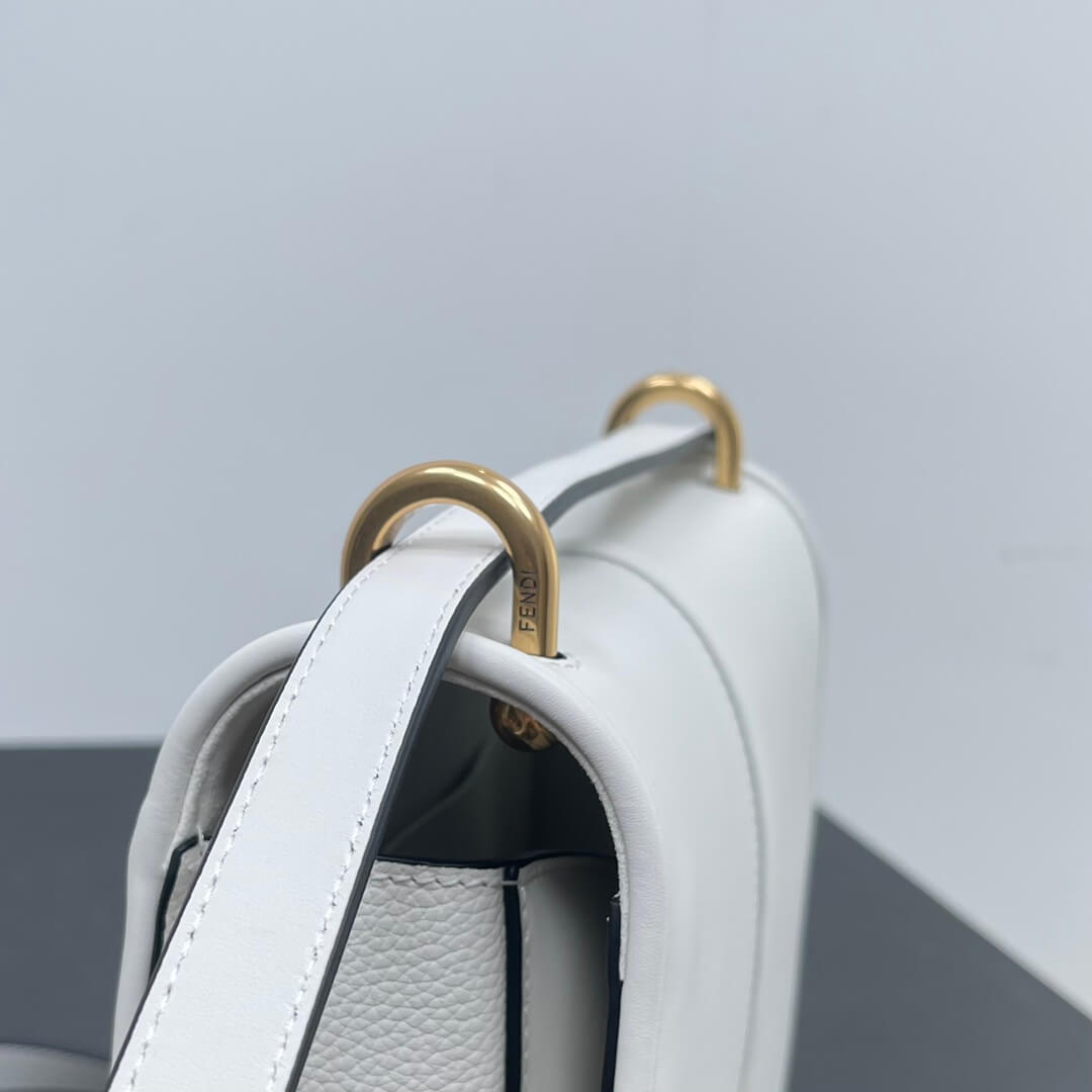 Fendi C'mon Medium White Bag - Image 6