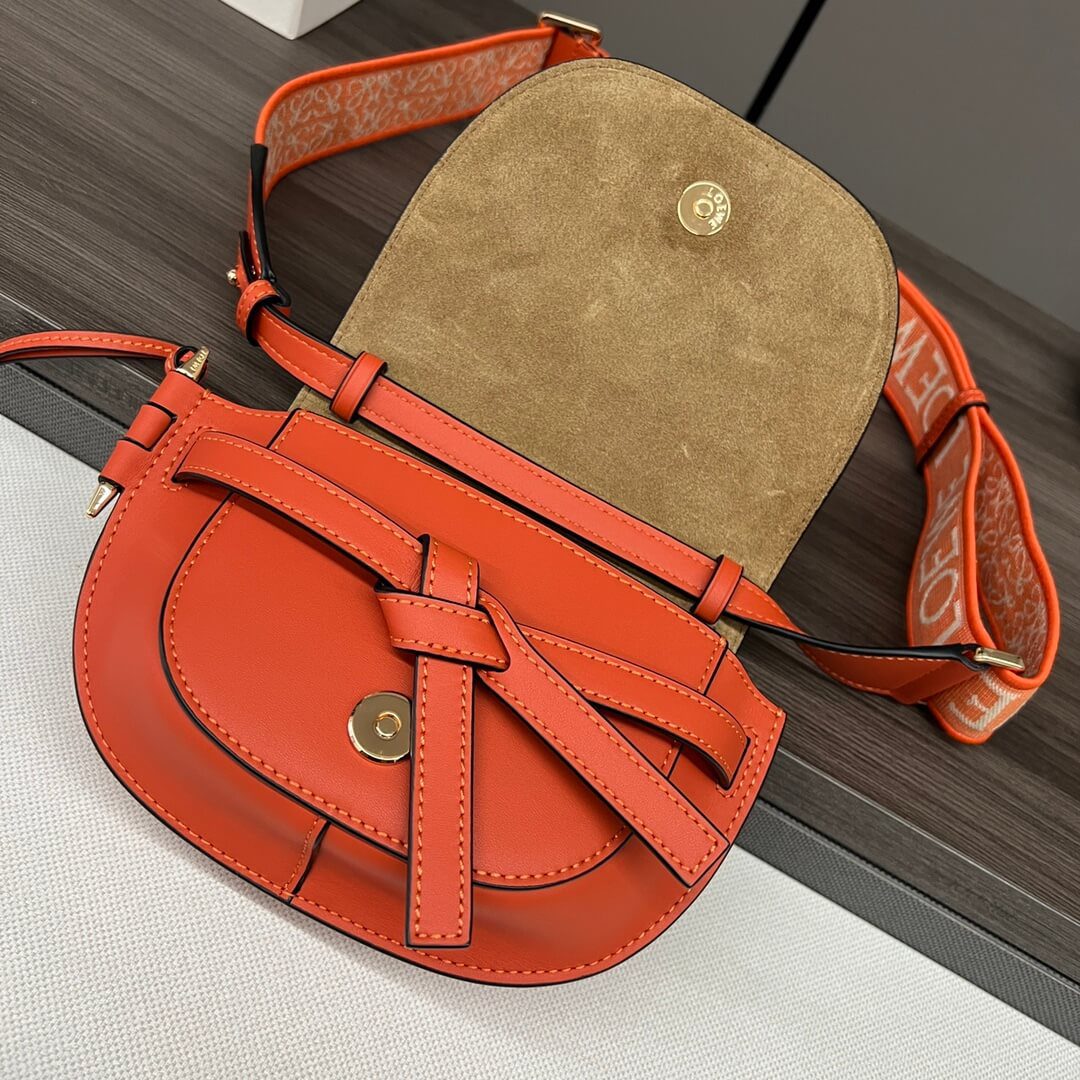 Loewe Gate Small Jacquard-trimmed Shoulder Bag - Image 8