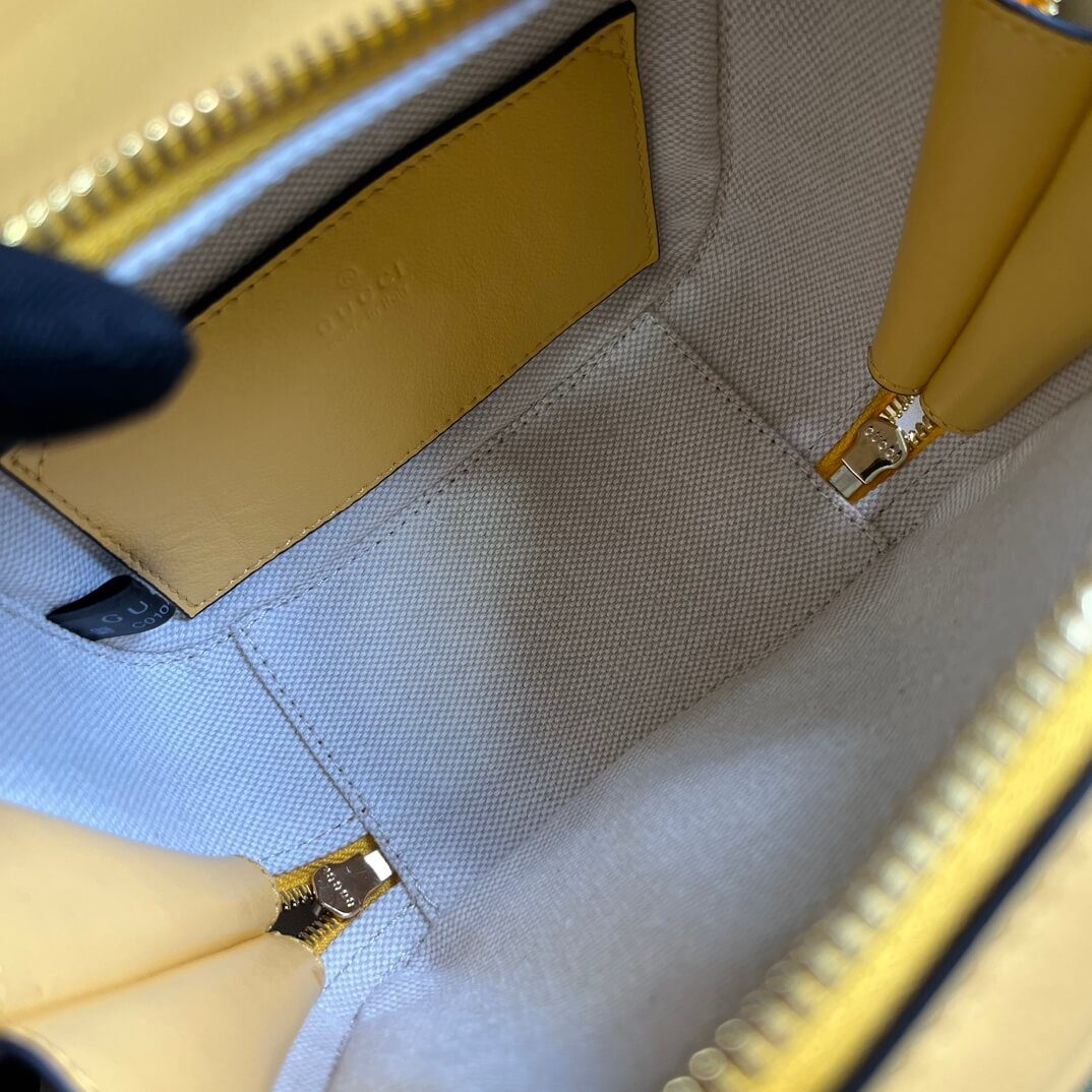 Gucci Blondie Top Handle Yellow Bags - Image 9