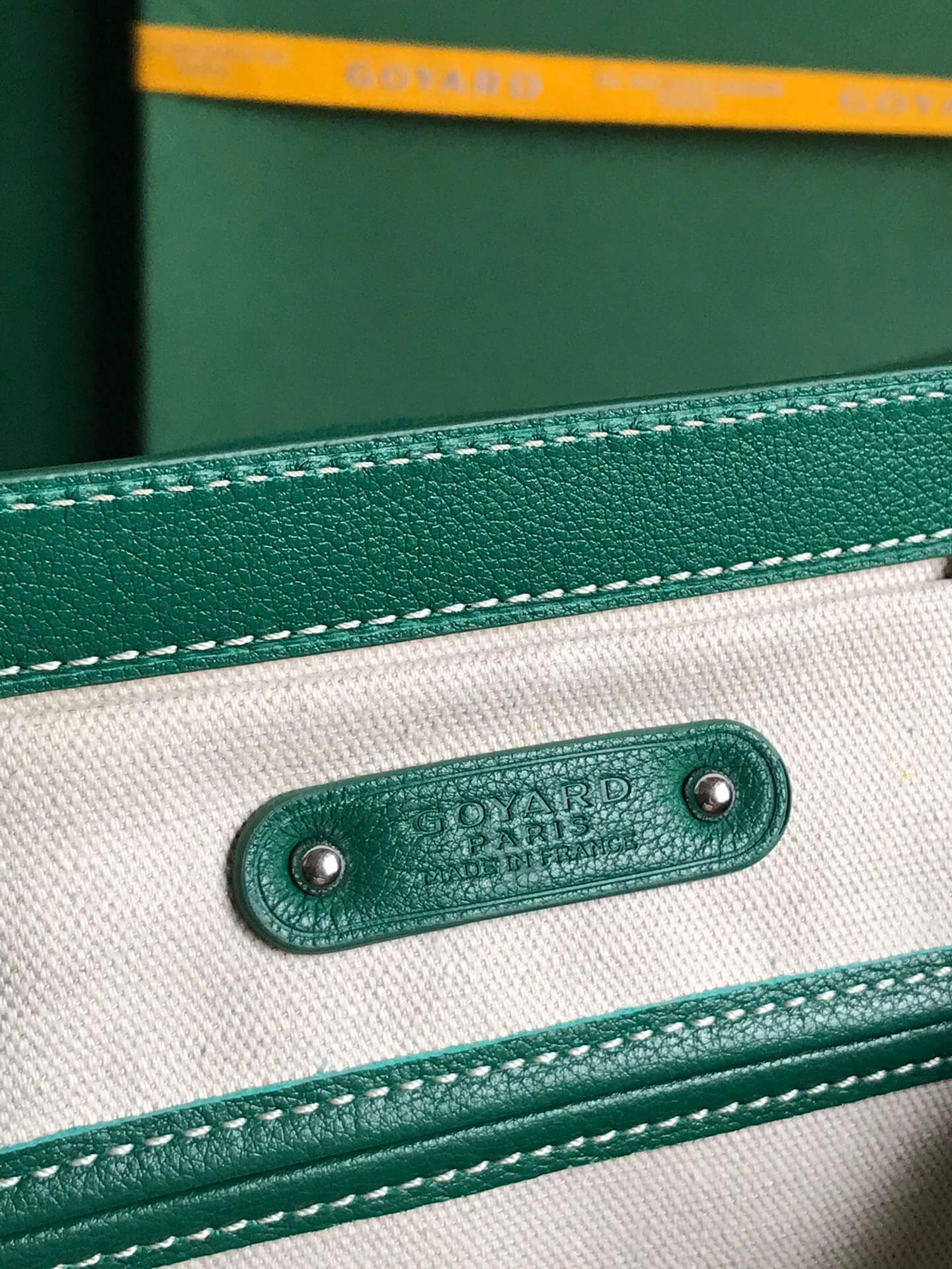 Goyard Saigon Tote Green Bag - Image 9