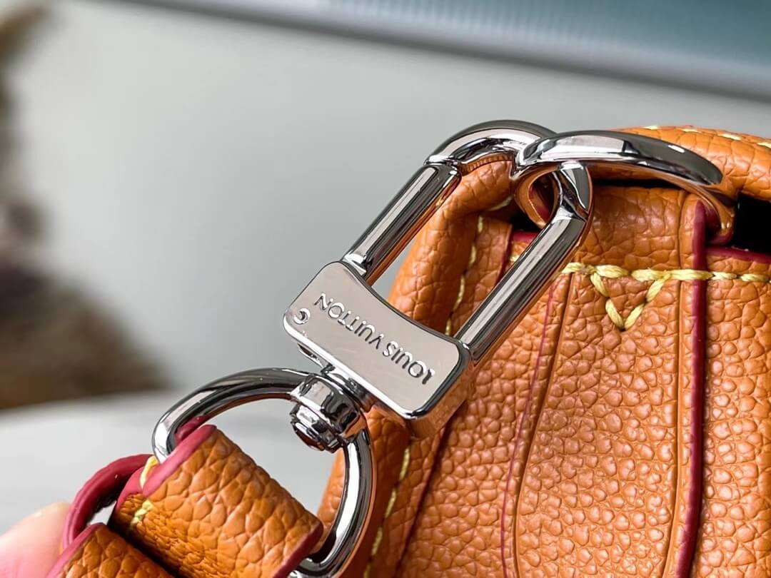 LV Buci Epi Leather Crossbody Bag Brown - Image 9