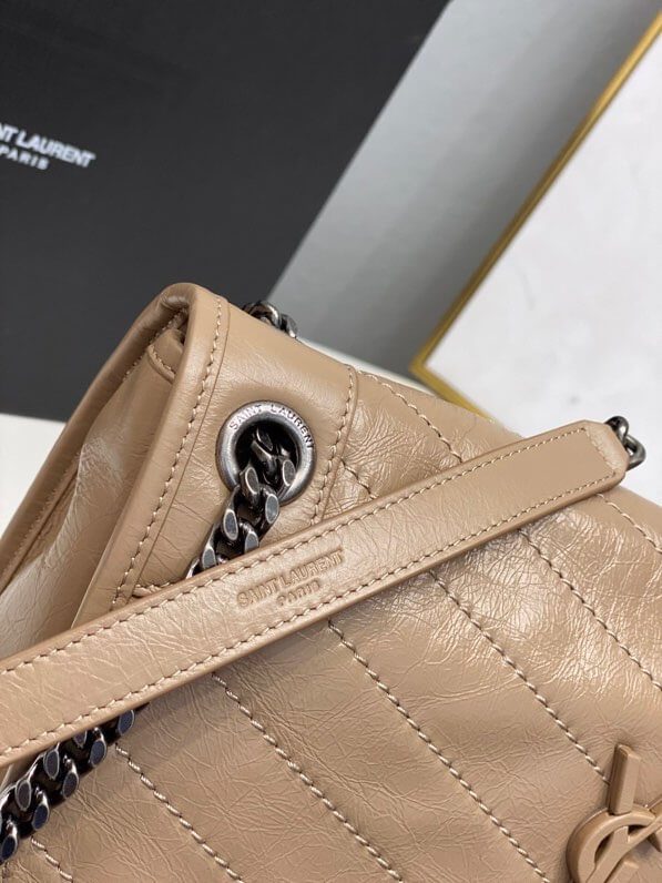 Women’s YSL Niki Medium Leather Shoulder Bag - Image 2