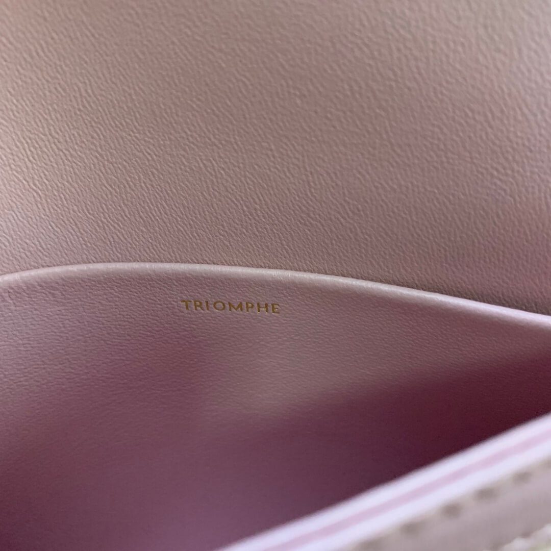 Celine Teen Leather Triomphe Bag - Image 2