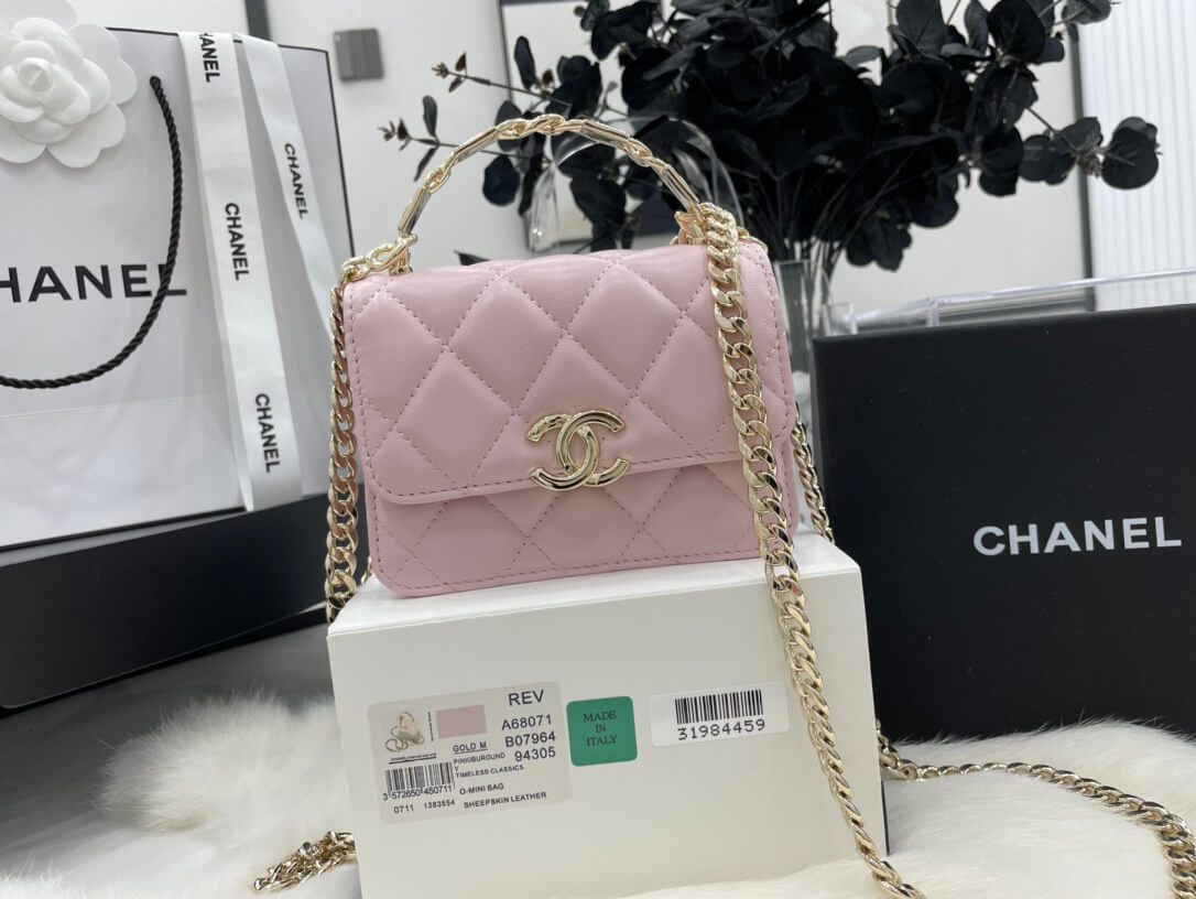 Chanel Classic Flap Top Handle Bag - Image 2