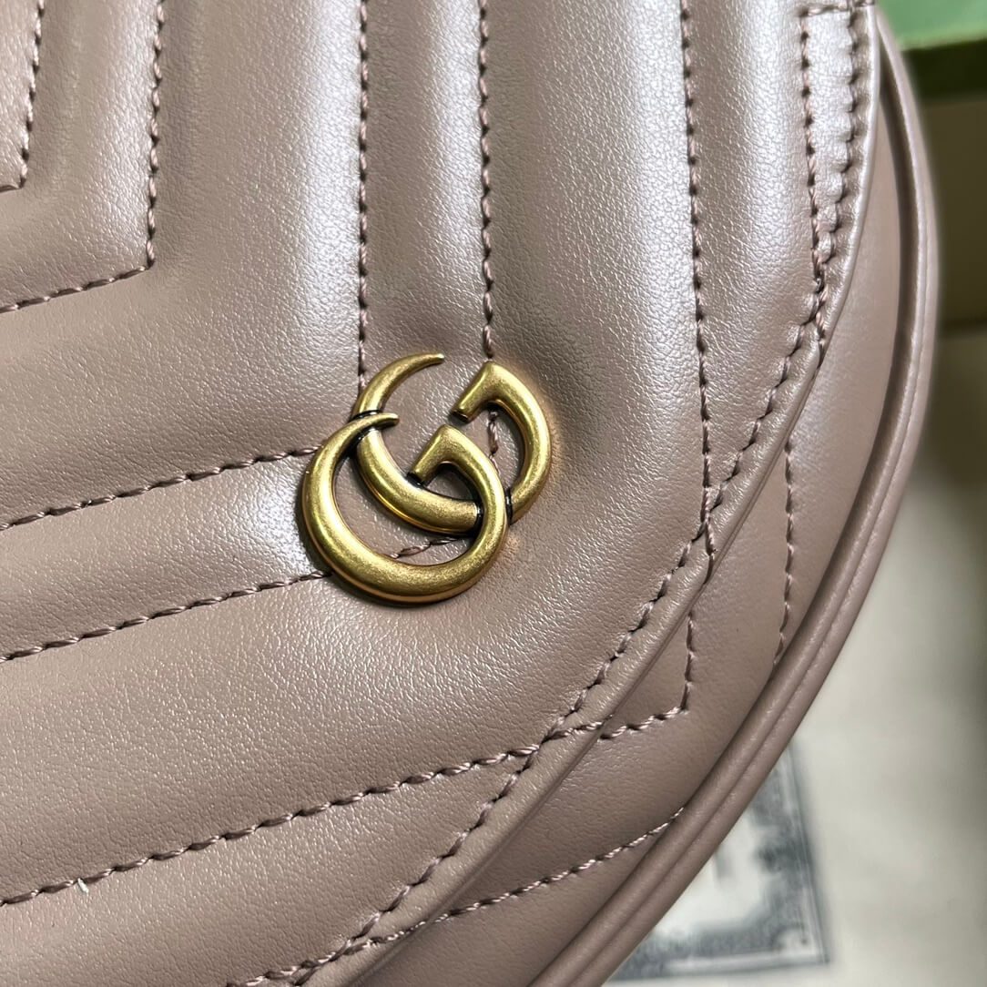 Gucci Mini GG Marmont Shoulder Bag - Image 4