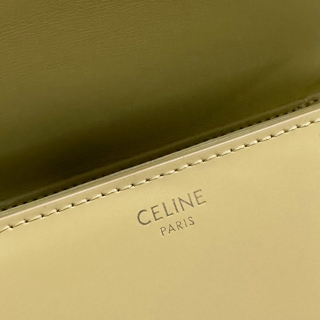Celine Teen Leather Triomphe Bag - Image 6
