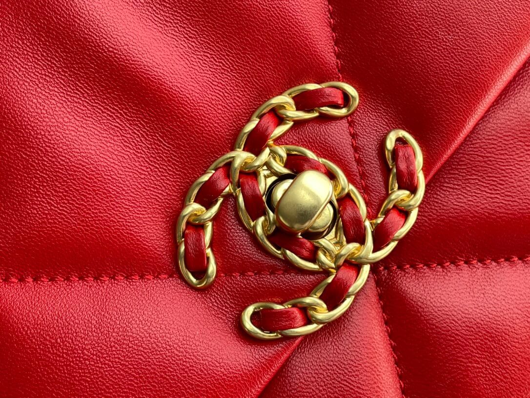 Chanel 19 Bag Red - Image 8