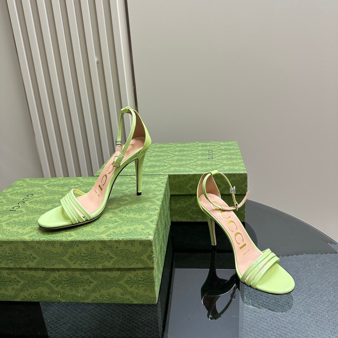 Gucci Women Metallic Heel - Image 7