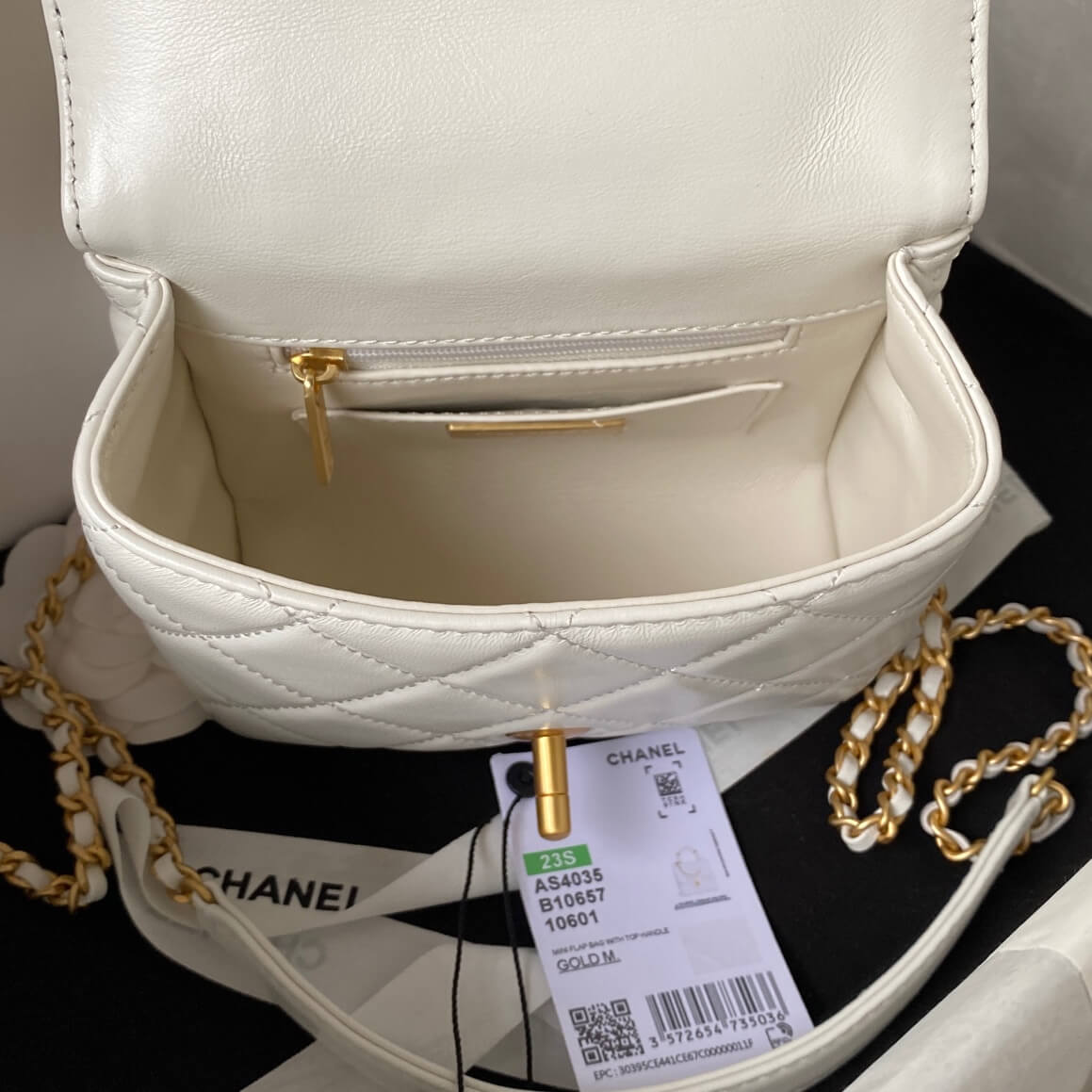 Chanel Matelasse 2 Way Top Handle Chain Shoulder Tote Bag - Image 2