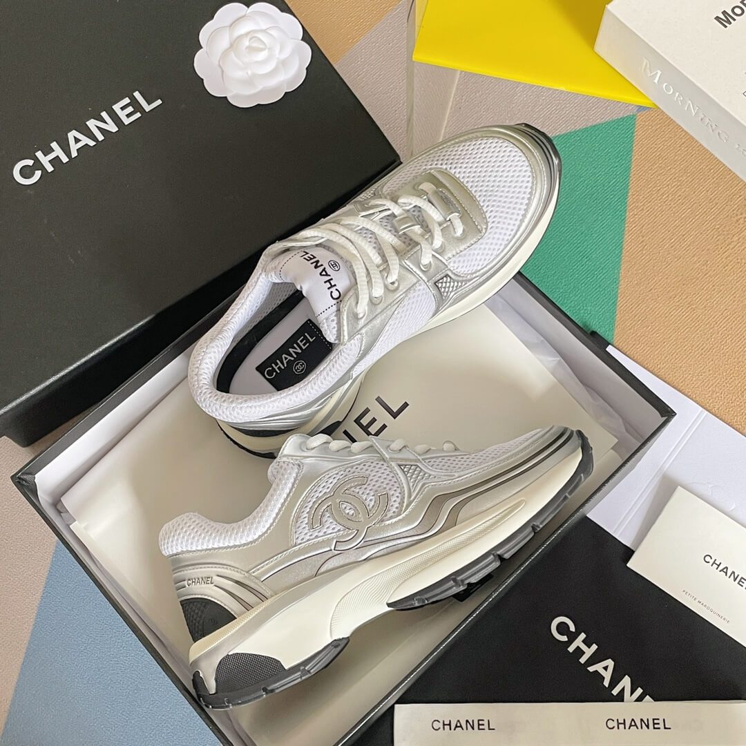 Women's Chanel CC Sneakers - Image 3