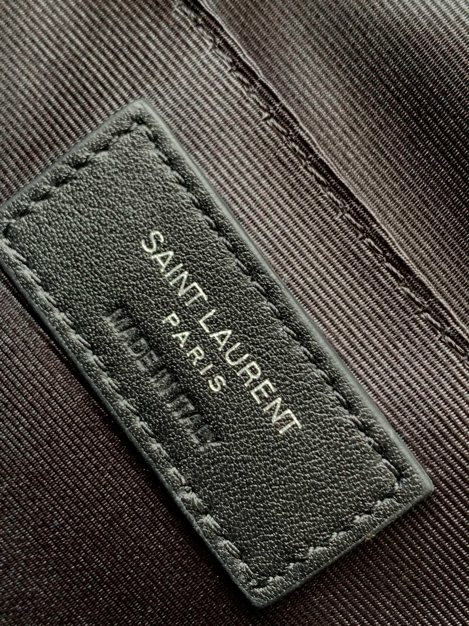 Saint Laurent Lou Black Bag With Black Hardware - Image 2