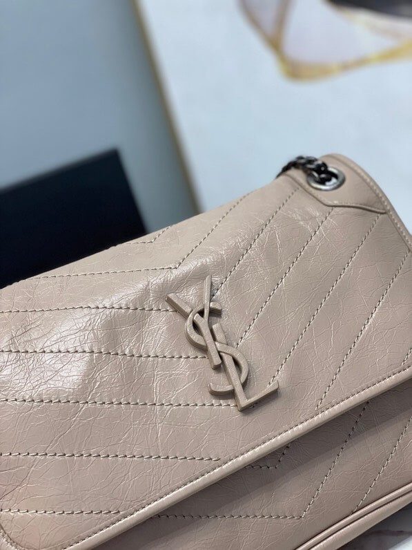 Women’s YSL Niki Medium Leather Shoulder Bag - Image 2