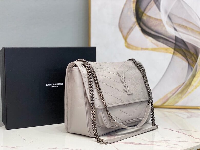 Women's YSL Niki Medium Leather Shoulder Bag - Image 7