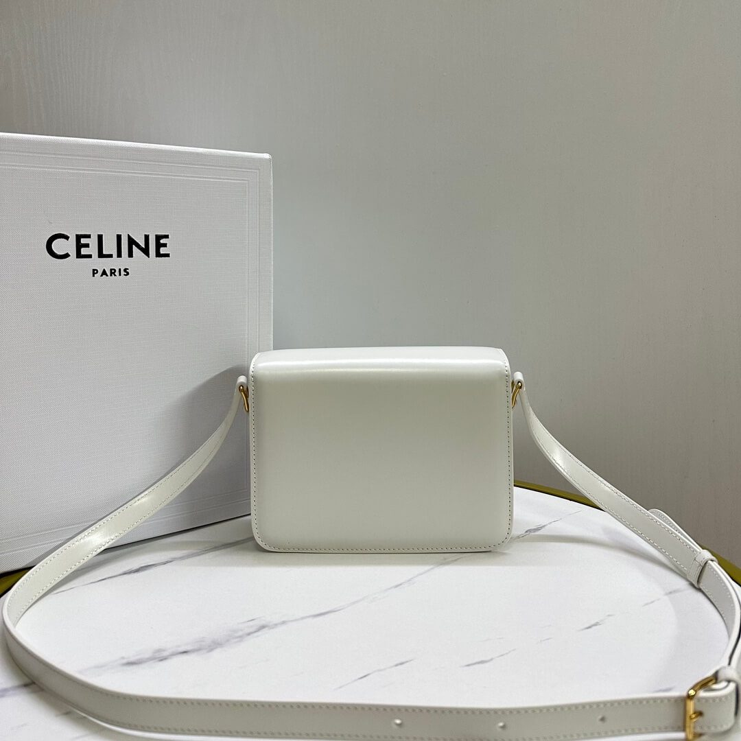 Celine Teen Leather Triomphe Bag - Image 3